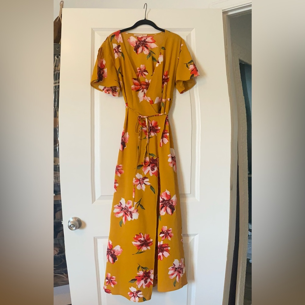 Magnolia Skye Floral Wrap dress